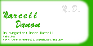 marcell danon business card